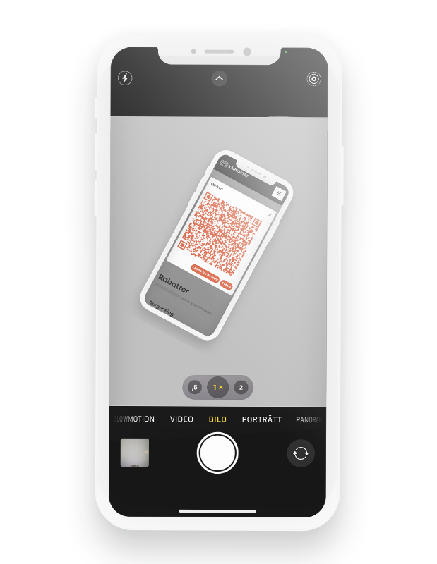 QR-koden som visas för medlemmen